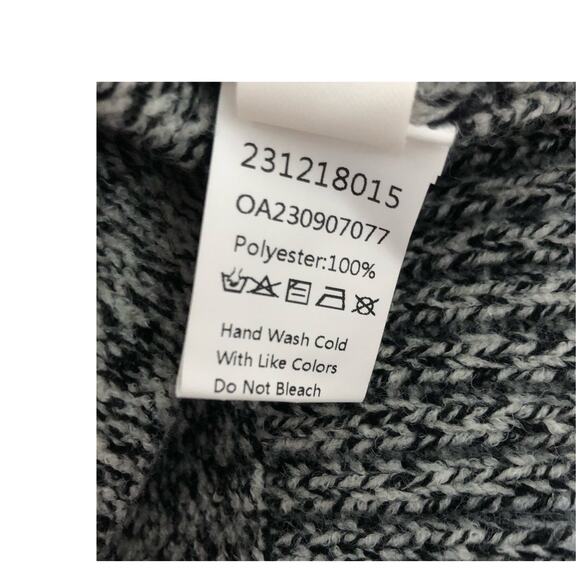 Commense Women's Sweater‎ Size XS Gray Cozy Long Sleeve Cowl Neck Pullover NWT - Picture 5 of 8